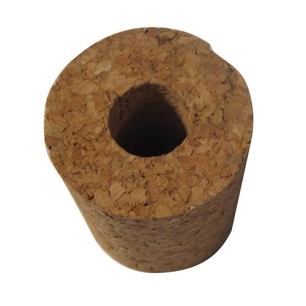 Bouchon percé 33x30x25 d.13mm - BOUCHONNERIE JOCONDI