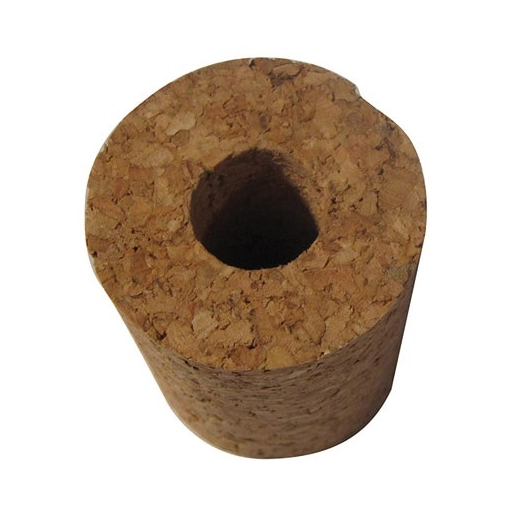 Bouchon percé 33x30x25 d.12mm - BOUCHONNERIE JOCONDI