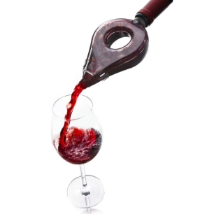 Aérateur à vin Noir & Transparent - Wine Aerator - VACUVIN