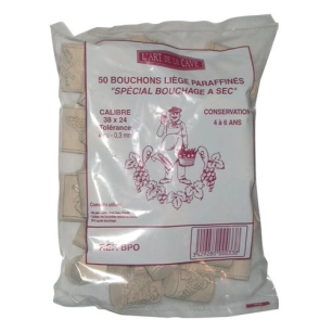 Bouchon cylin.38x24colm/par.sac50 - BOUCHONNERIE JOCONDI