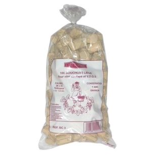 Bouchon cylin.38x24colm.sup.sac100 - BOUCHONNERIE JOCONDI