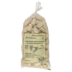 Bouchon cylin.38x24colmat.sac100 - BOUCHONNERIE JOCONDI