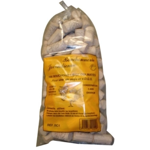 Bouchon cylin.45x24colmat.sac100 - BOUCHONNERIE JOCONDI