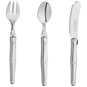 Set 3 couverts enfant - Laguiole Inox - JEAN DUBOST
