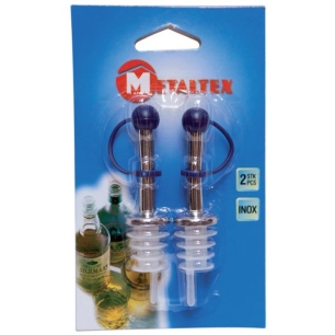 Bouchon verseur chromé 2 pièces - METALTEX