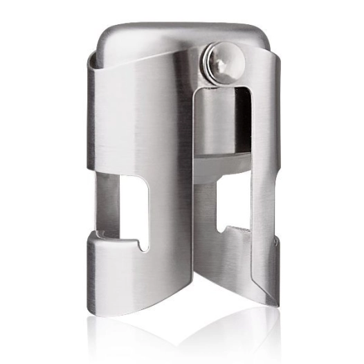 Bouchon à champagne Acier Brossé - VACUVIN