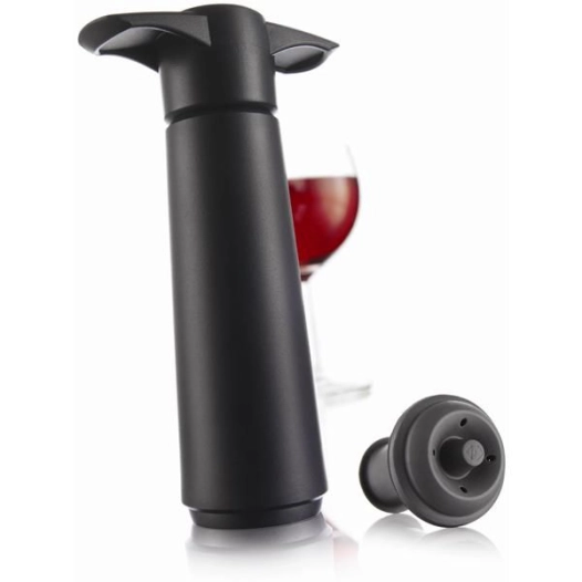 Coffret Pompe à vin + 2 bouchons - Classic - VACUVIN