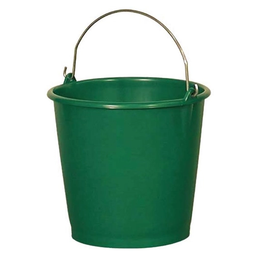 Seau rural 10l gradué vert - ALUMINIUM ET PLASTIQ