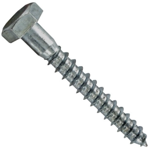 Tirefond azi 10X100 coque x3 - BATIVIS/VYNEX