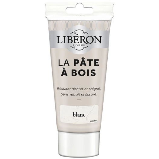 Pate à bois tube 50g blanc - LIBERON