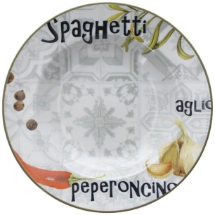 6 Assiette à pâtes 29 cm - Spaghetti - TOGNANA