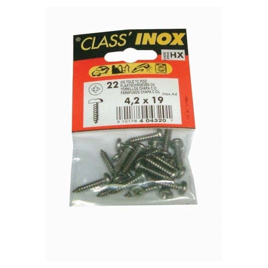 Vis tôle tc pozi inox 3.9x25 - VYNEX