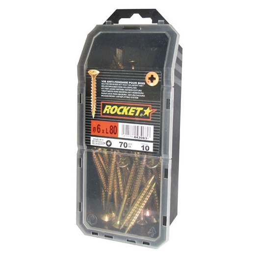 Vis rocket tf pozi 6x80 vybac 70p - ROCKET