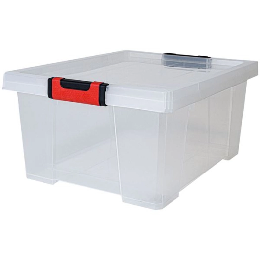 Boite de rangement avec couvercle Clipstock 30l naturel - EDA