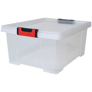 Boite de rangement avec couvercle Clipstock 30l naturel - EDA