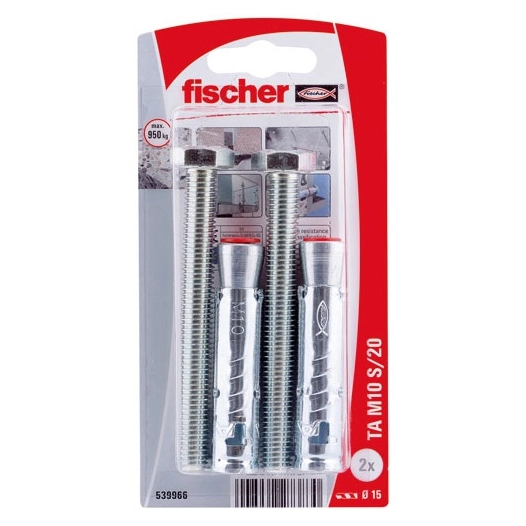 Cheville lourde ta m10 s blister de 2 - FISCHER