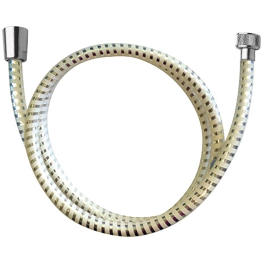 Flexible de douche espiroflex blanc 1.75m en cavalier - DISFLEX