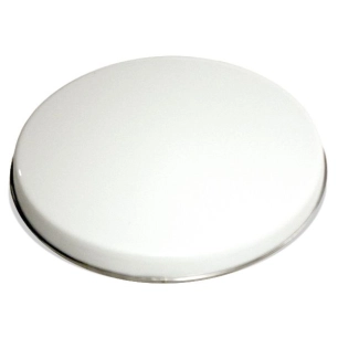 Cache-plaque 16 cm émail Blanc - BAUMALU