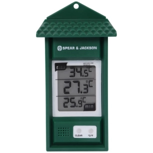 Thermometre mini maxi vert digital 15cm - SPEAR & JACKSON
