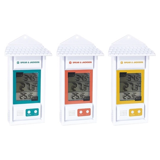 Thermomètre mini maxi digital coloris assortis - SPEAR & JACKSON