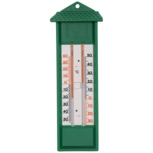 Thermomètre mini maxi sans mercure vert 23cm - SPEAR & JACKSON