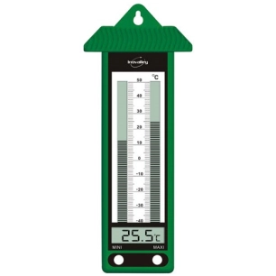 Thermomètre électronique mini maxi vert - INOVALLEY