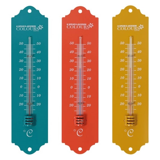 Thermomètre métal 20cm coloris assortis - SPEAR & JACKSON