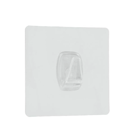 Crochet statique U-FIX 8 x 8 cm transparent - METALTEX