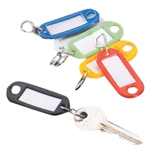 Lot de 6 Plaquettes porte-étiquettes pour clés - METALTEX