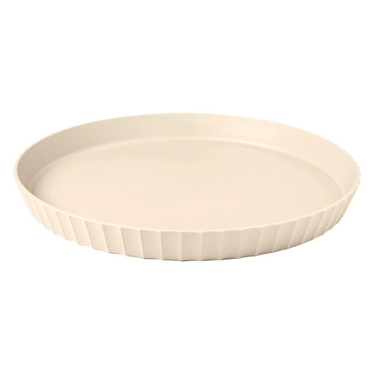 Plat à tarte 30 cm Crème - Paestum Atena - BLIM PLUS