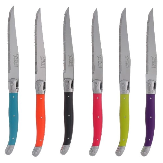 Coffret de 6 couteaux à steak - Laguiole Tonic Mix - JEAN DUBOST