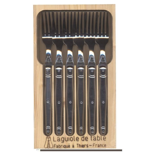 Coffret 6 fourchettes - Laguiole Inox - JEAN DUBOST