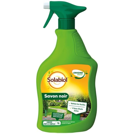 Savon noir prêt à l'emploi pulvérisateur 1l /nc - SOLABIOL