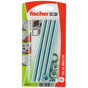 Tiges filetees fis gs m8x110 blister de 4 - FISCHER