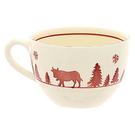 4 Tasse Jumbo - Vache rouge - TABLE ET COOK
