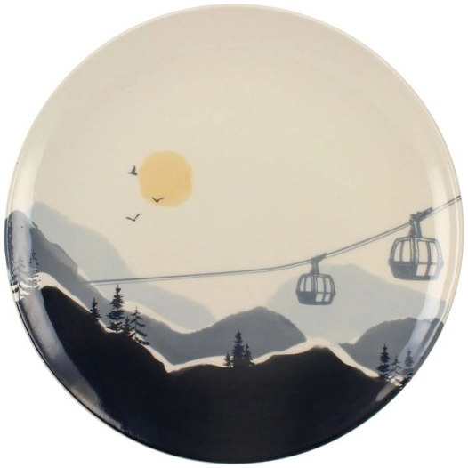 12 Assiette plate 26 cm - Alpage - NOVA STYL