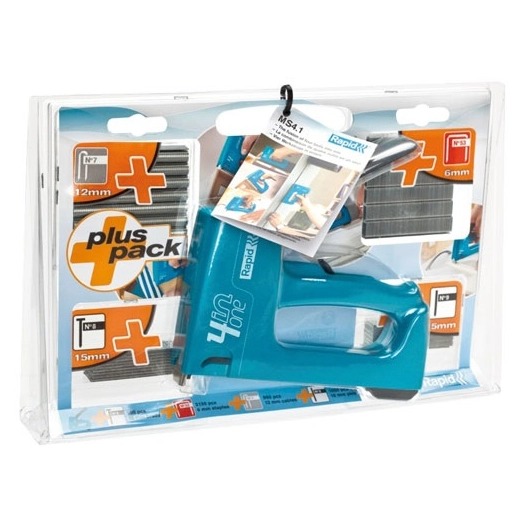 Agrafeuse cloueuse abs MS4.1 + agrafes en coffret - RAPID