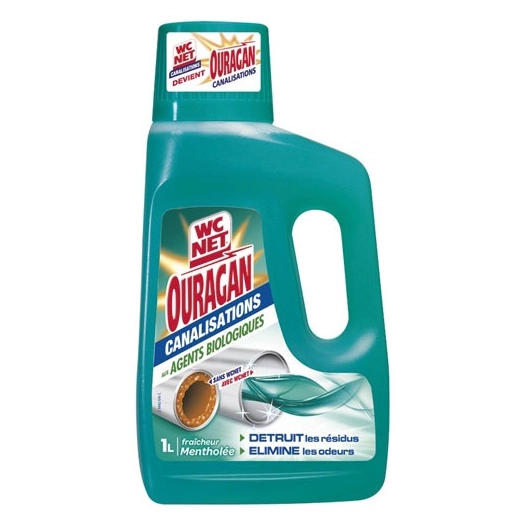 Wc net canalisation ouragan menthol ou marine 1l - WC NET