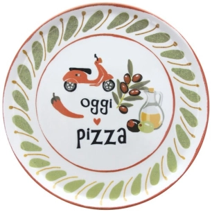 6 Assiette à pizza 33 cm - Cinzia Pizza - TOGNANA