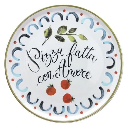 6 Assiette à pizza 33 cm - Cinzia Amore - TOGNANA