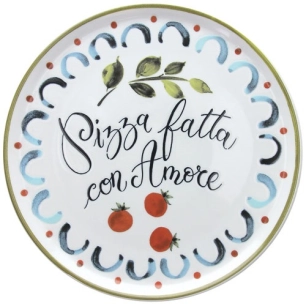 6 Assiette à pizza 33 cm - Cinzia Amore - TOGNANA