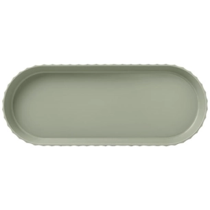Plat à cake 37 x 15 cm Kaki - Paestum Minerva - BLIM PLUS