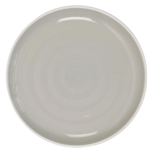 6 Assiette à dessert 20 cm Grise - Bicolore - HOME DECO FACTORY - CMP