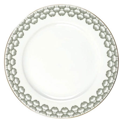 12 Assiette plate 26 cm - Ginko - HOME DECO FACTORY - CMP