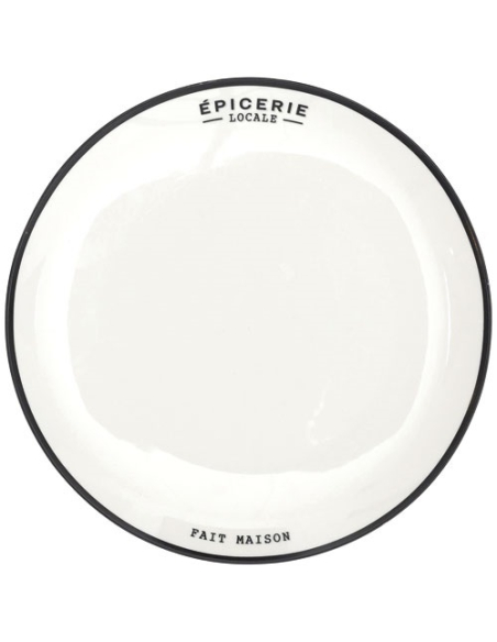 12 Assiette plate 27 cm - Épicerie - HOME DECO FACTORY - CMP