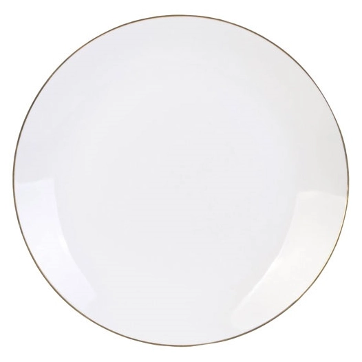 Assiette plate 26 cm Blanche - Royal - HOME DECO FACTORY - CMP