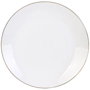 Assiette plate 26 cm Blanche - Royal - HOME DECO FACTORY - CMP