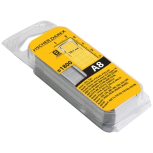 5 Agrafes famille A8 8mm x 1800 - FISCHER DAREX