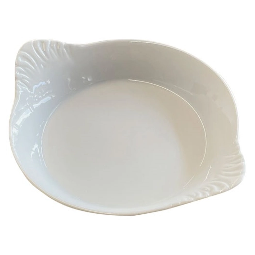 BLANC*PLAT ROND A OREILLES 12.5CMX155*6134 - GIRARD