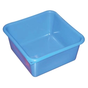 Cuvette carrée 38cm 15l bleu - ALUMINIUM ET PLASTIQ